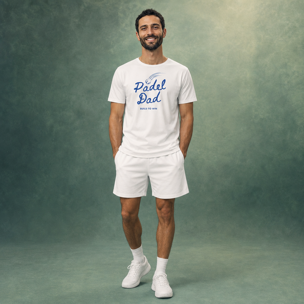 Padel dad Tee - blue